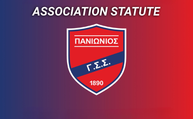 Panionios G.S.S Association Statute